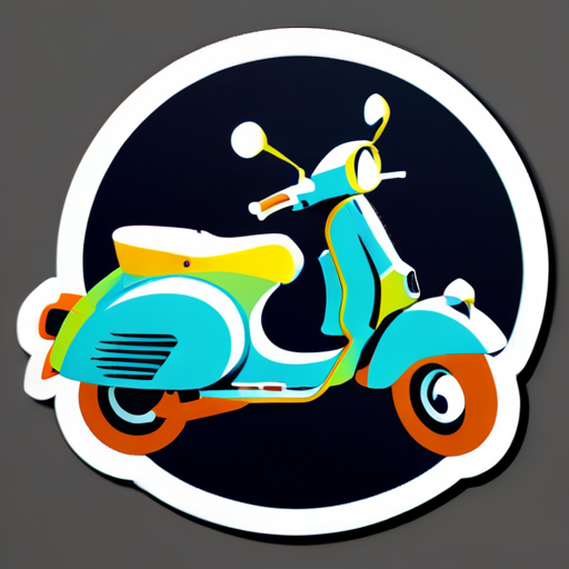 vespa sticker