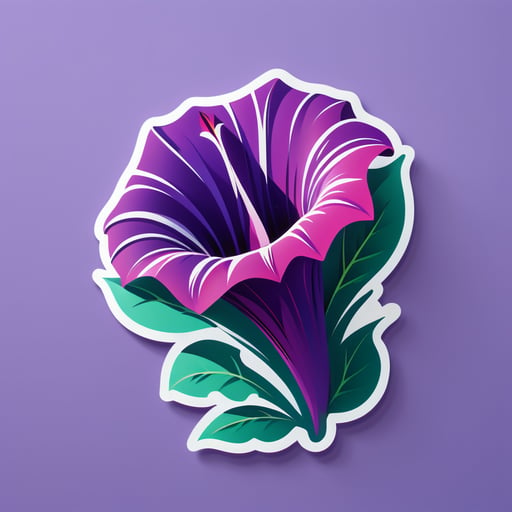 Inspiradora Ilusión de Ipomoea sticker