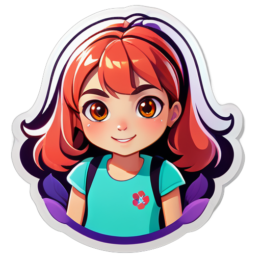 Make a logo by the girl name of Lina  sticker