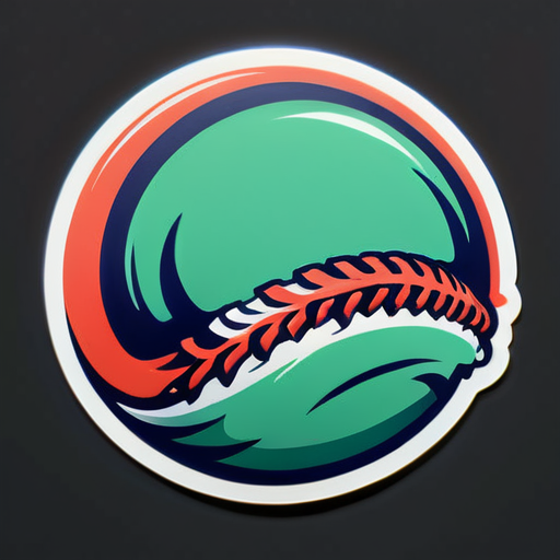 Baseball-Bog sticker