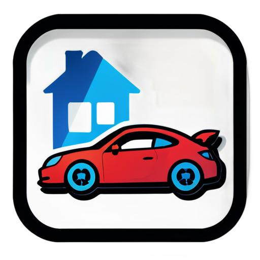 Car Home Logo sticker