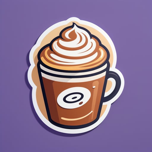 Delicious Cappuccino sticker