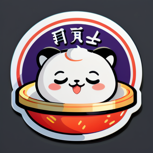 'In Shanghai Baozi' sticker