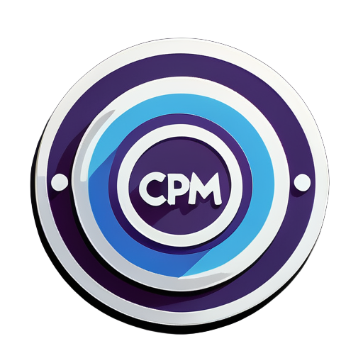 CRM logo sticker