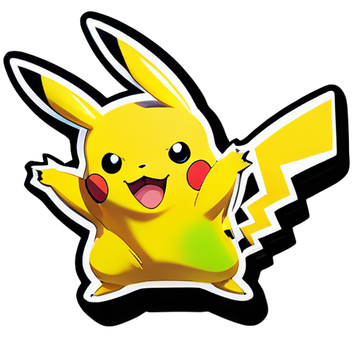 Pikachu sticker