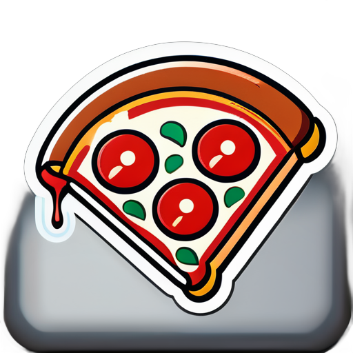 Leckere Pizza sticker