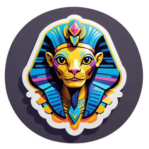 Schicker Sphinx sticker