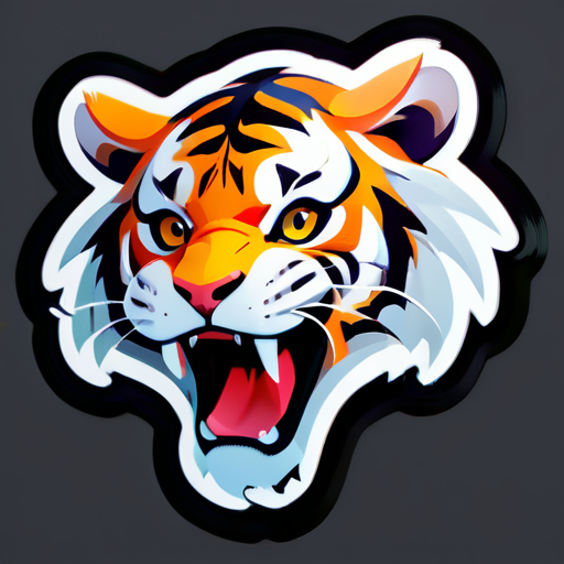 a tiger sticker