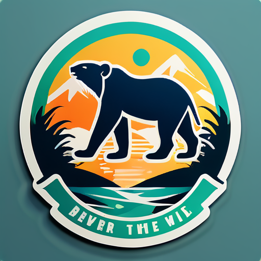 save wild life  sticker