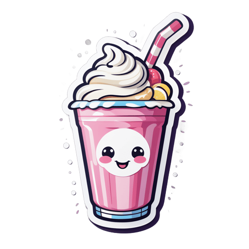 Frischer Milchshake sticker