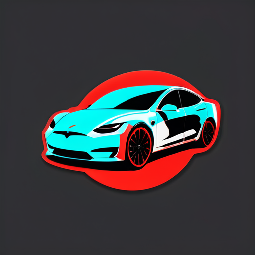 tesla sticker