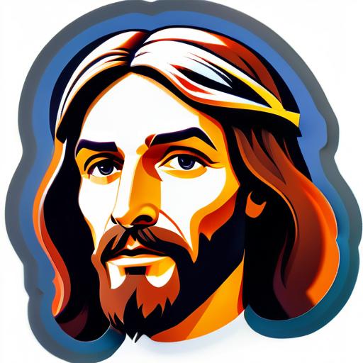 Jesus sticker