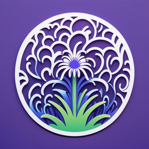 Mê cung Lobelia Sống Động sticker