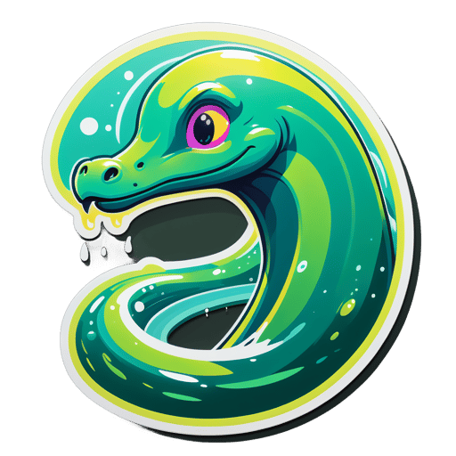 Brillante Nessie sticker