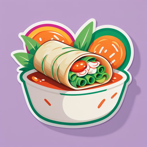 Delicioso Rolinho Primavera sticker