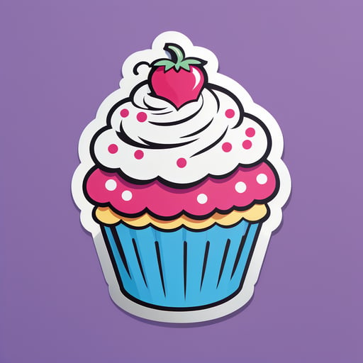 Fresh Cupcake sticker