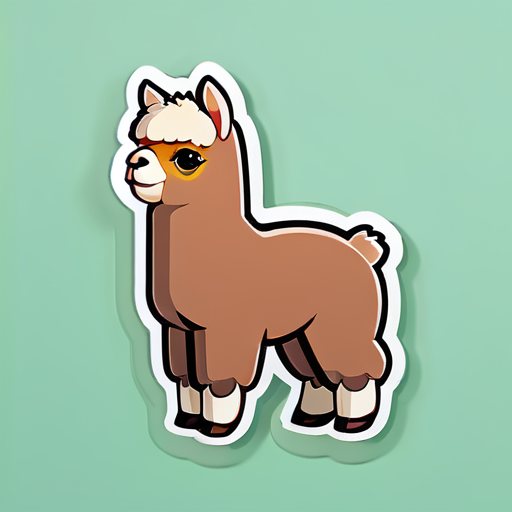 alpaca hoạt hình sticker