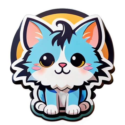 cute cat sticker