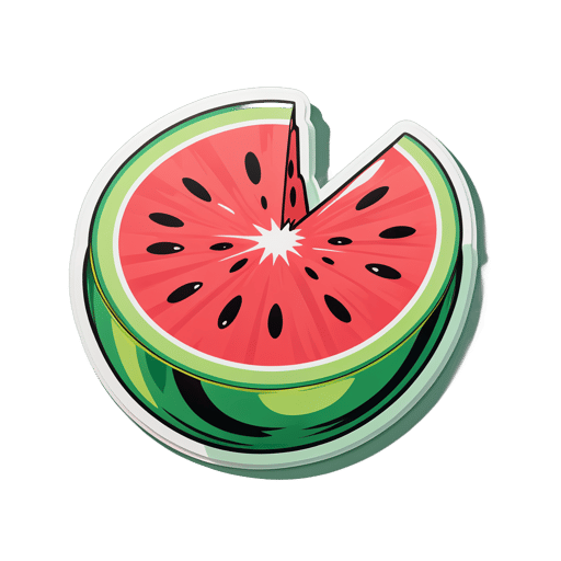 Frische Wassermelone sticker