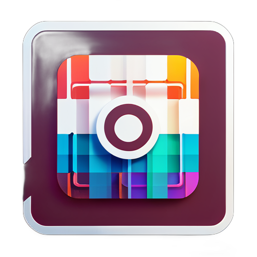 raptile for Instagram logo sticker