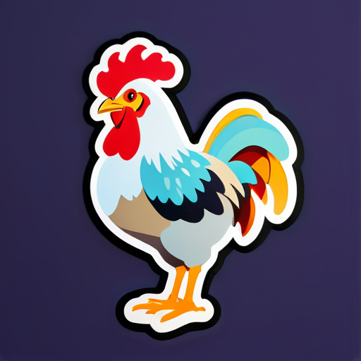 Sally Chicken sticker