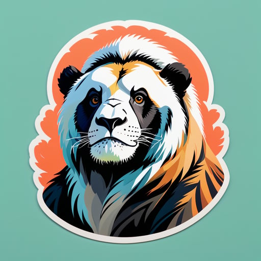 Endangered Species Portraits sticker