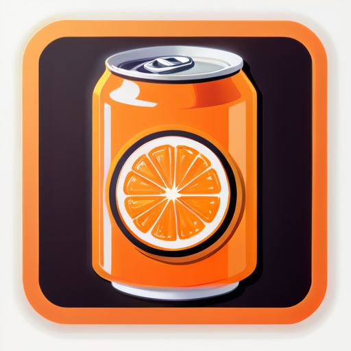 Orange, cola, and oranges, can succeed sticker