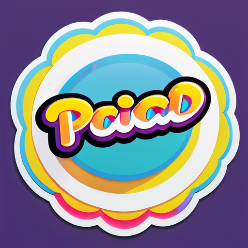 crear una pegatina con el nombre priya sticker