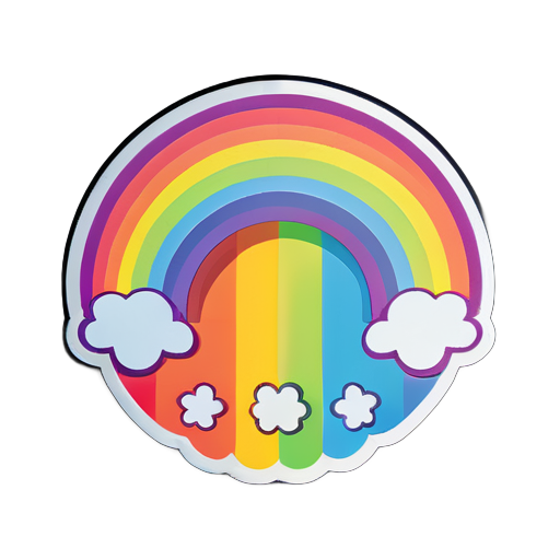 Rainbow sticker