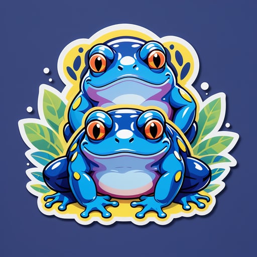 Ranas Zafiros Corpulentas sticker