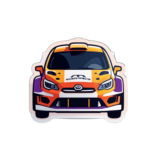 Rally Cross sticker