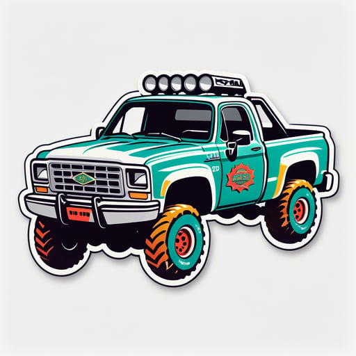 Baja Truck sticker