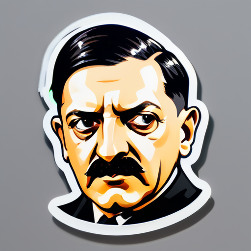 judeu adolf hitler sticker