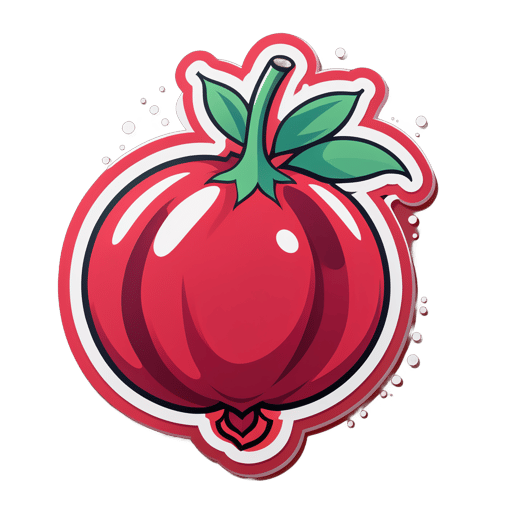 Bouncing Pomegranate sticker