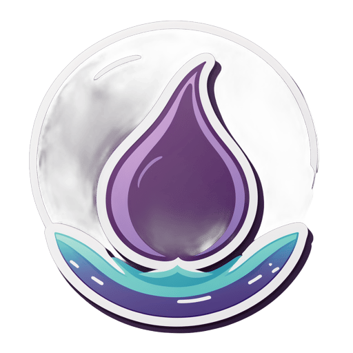 Serene Plum sticker