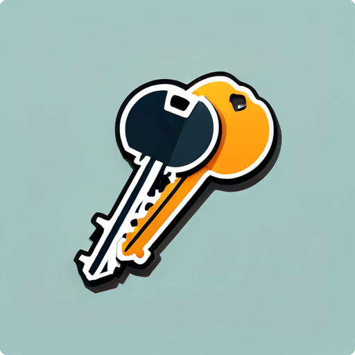 'keys' sticker