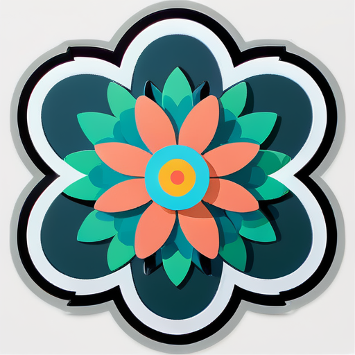 'Flower' sticker