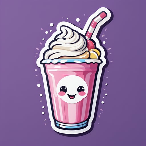 Frischer Milchshake sticker