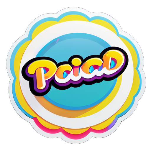 crear una pegatina con el nombre priya sticker