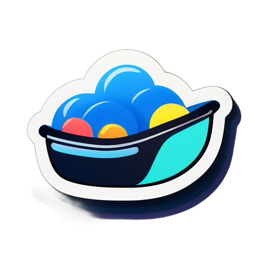 Make a sticker for a student learning docker  sticker