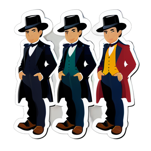 el filibusterismo 3 personnages principaux sticker