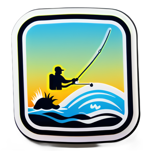 make a sticker for portable fish finder
 sticker