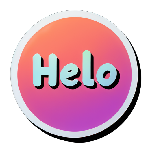 hello sticker