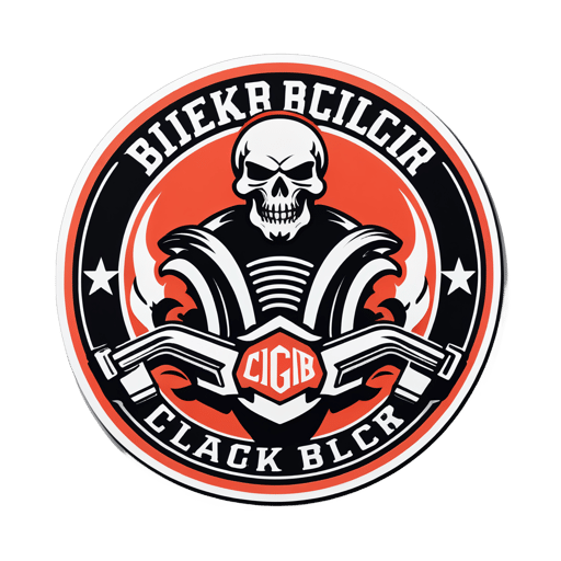 Logo du club de motards sticker