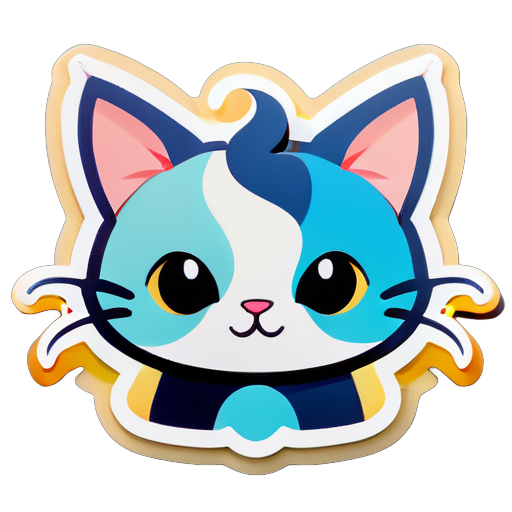 Cute cats sticker