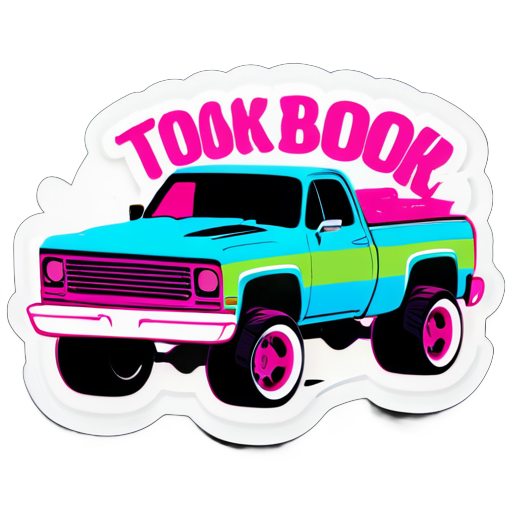 Desperate to prove I'm not a cuck, so I drive this obnoxious looking Barbie truck sticker