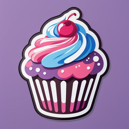 Delicious Cupcake sticker