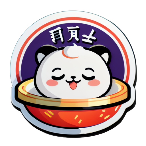 'In Shanghai Baozi' sticker