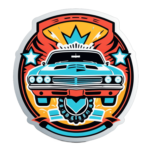 Car Show Trophy sticker