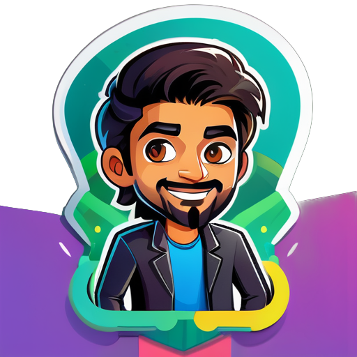 Pakistani Software developer working on devin sticker